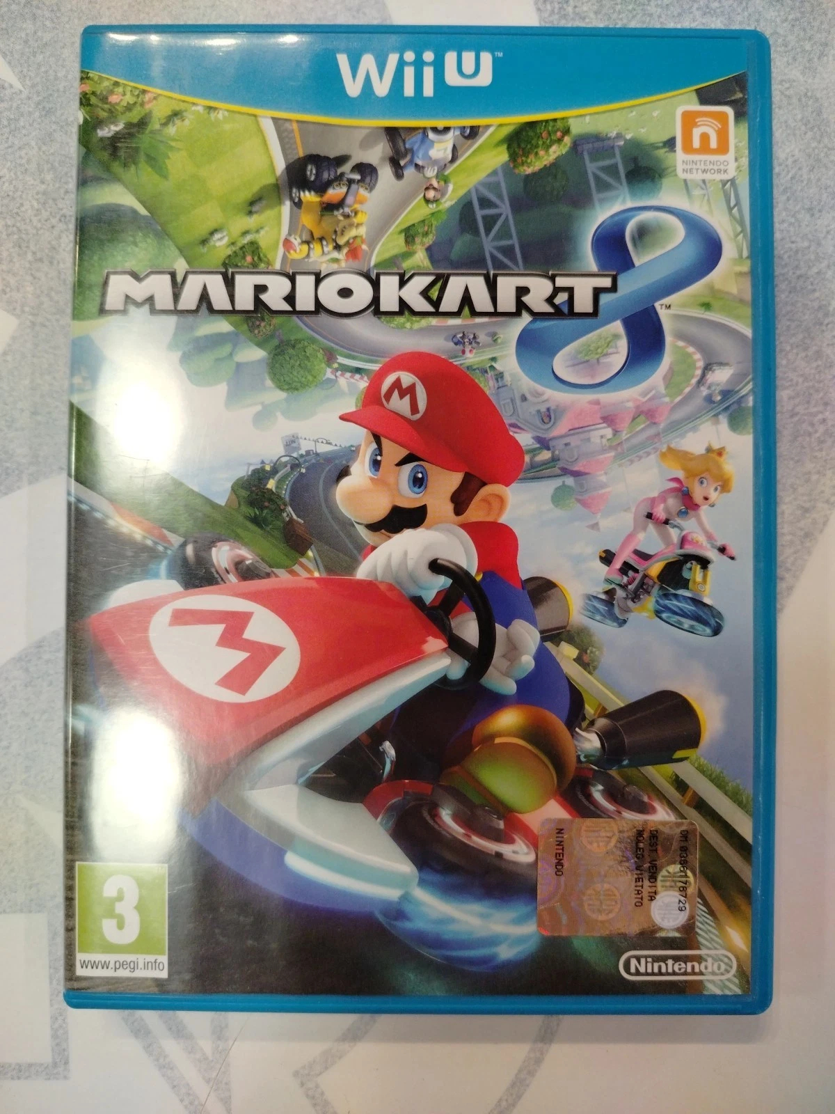 Mario Kart 8 WiiU Italiano PAL Triangolo Blu